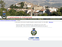 Tablet Screenshot of comune.castelvetereinvalfortore.bn.it